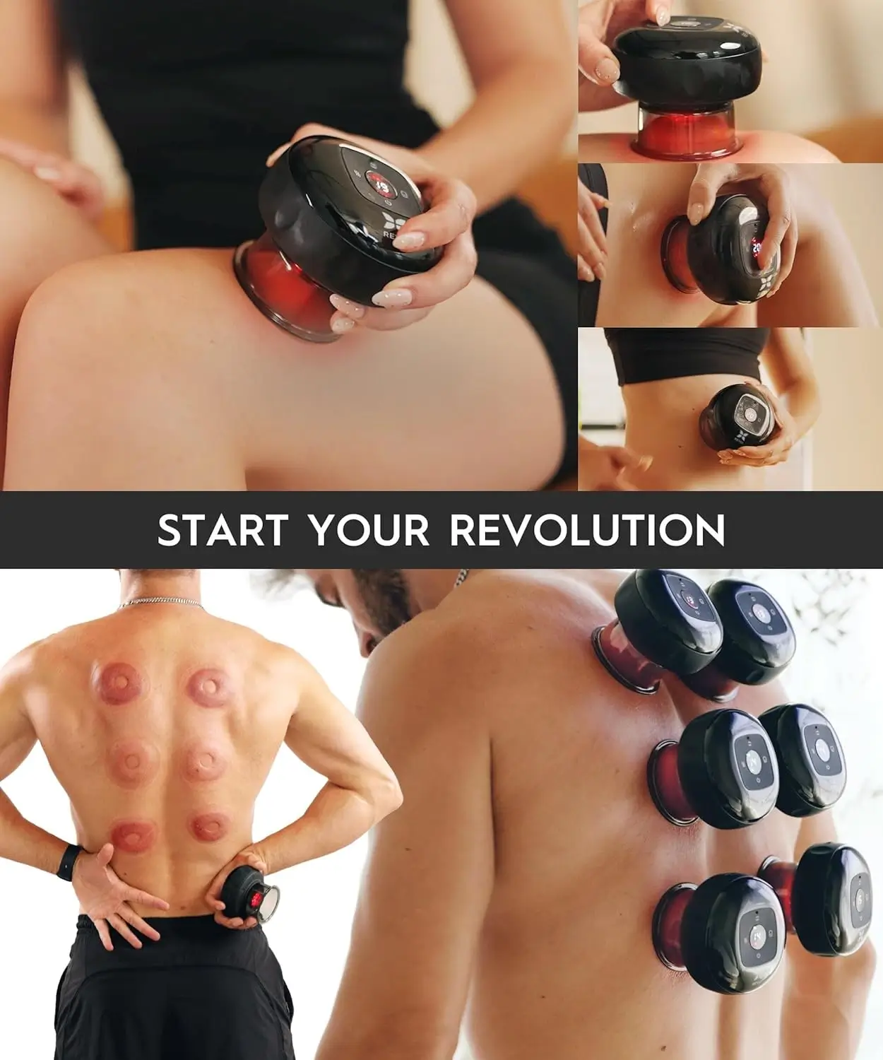 REVO Smart Cupping Massager